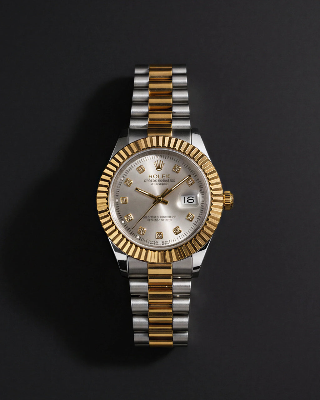 Silver Gold Regent Rolex