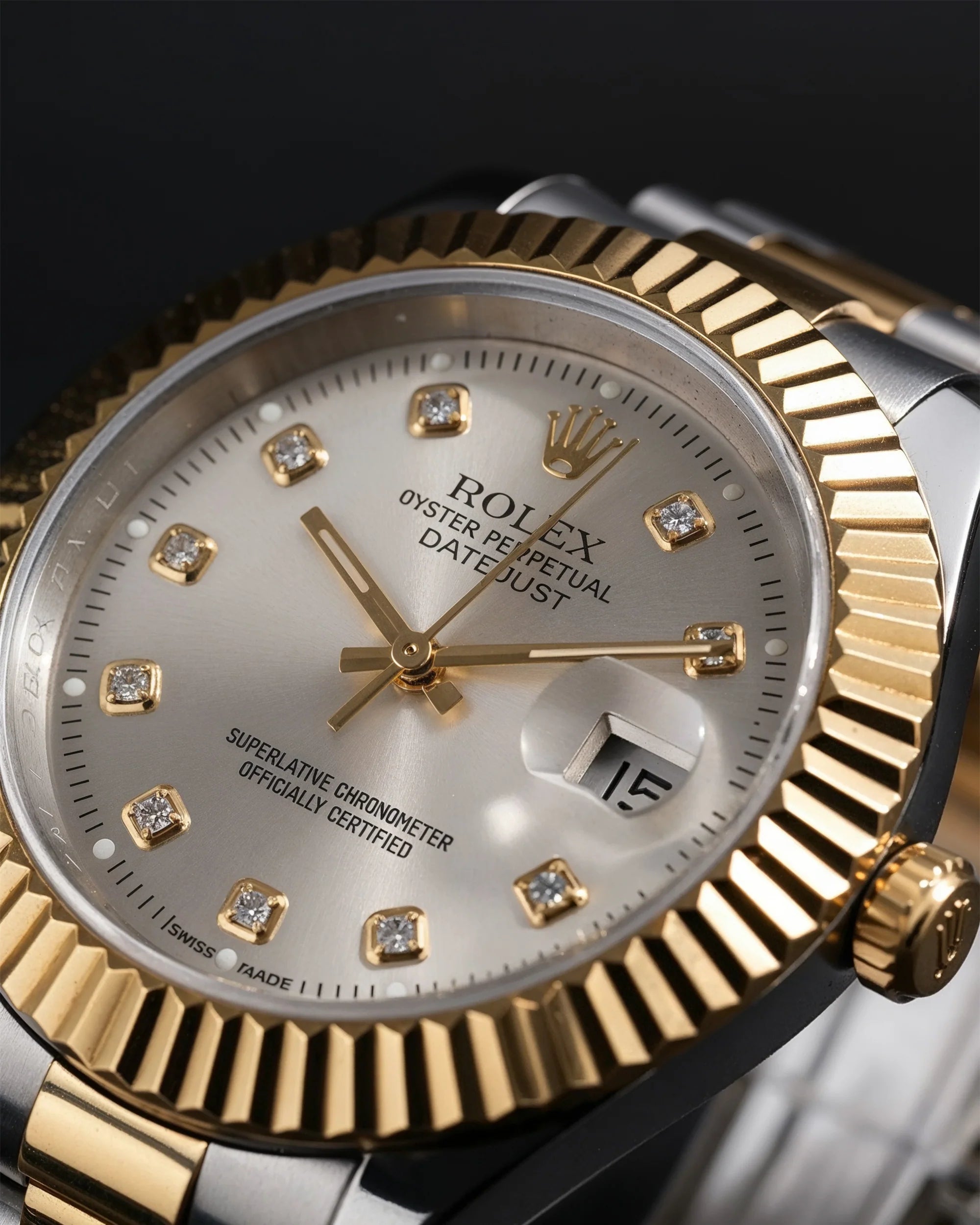 Silver Gold Regent Rolex