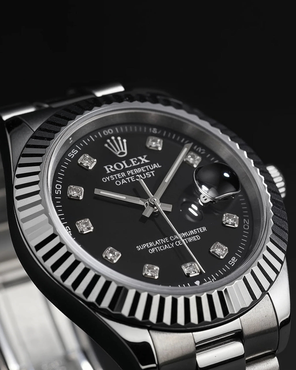 Black Diamond Date Classic  Rolex
