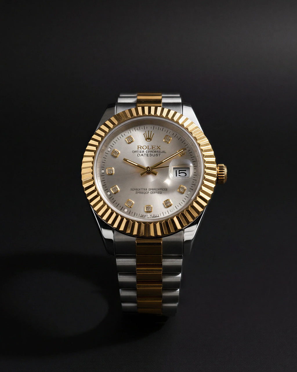 Silver Gold Regent Rolex