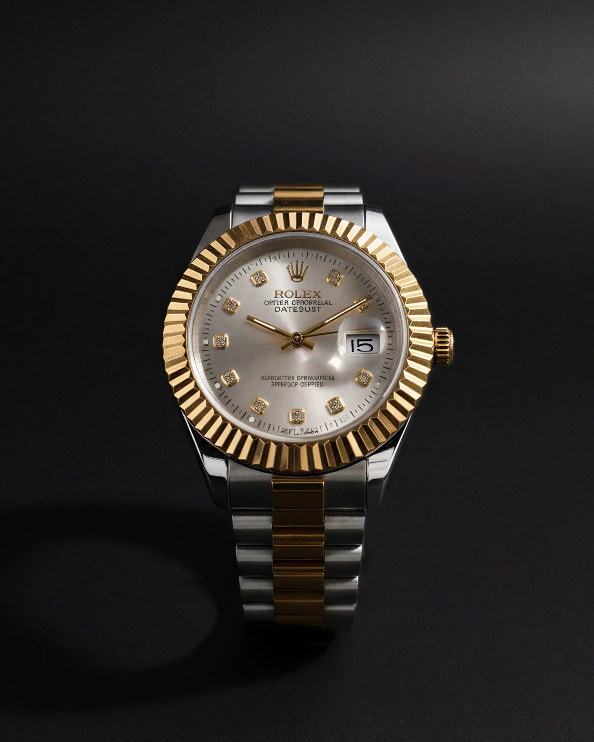 Silver Gold Regent Rolex