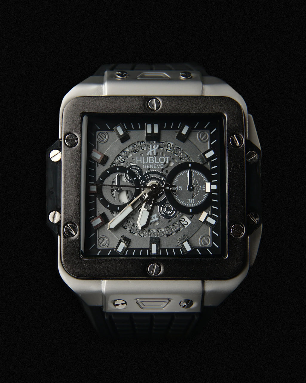 HuBlot BLACK STRAP WATCH