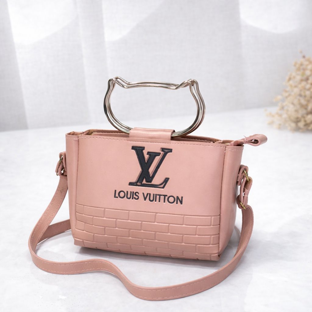Embossed Brick Texture Handbag