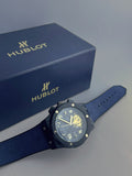 Hublot Men’s Big Bang Series: All-Black Skeleton Dial Sport Watch