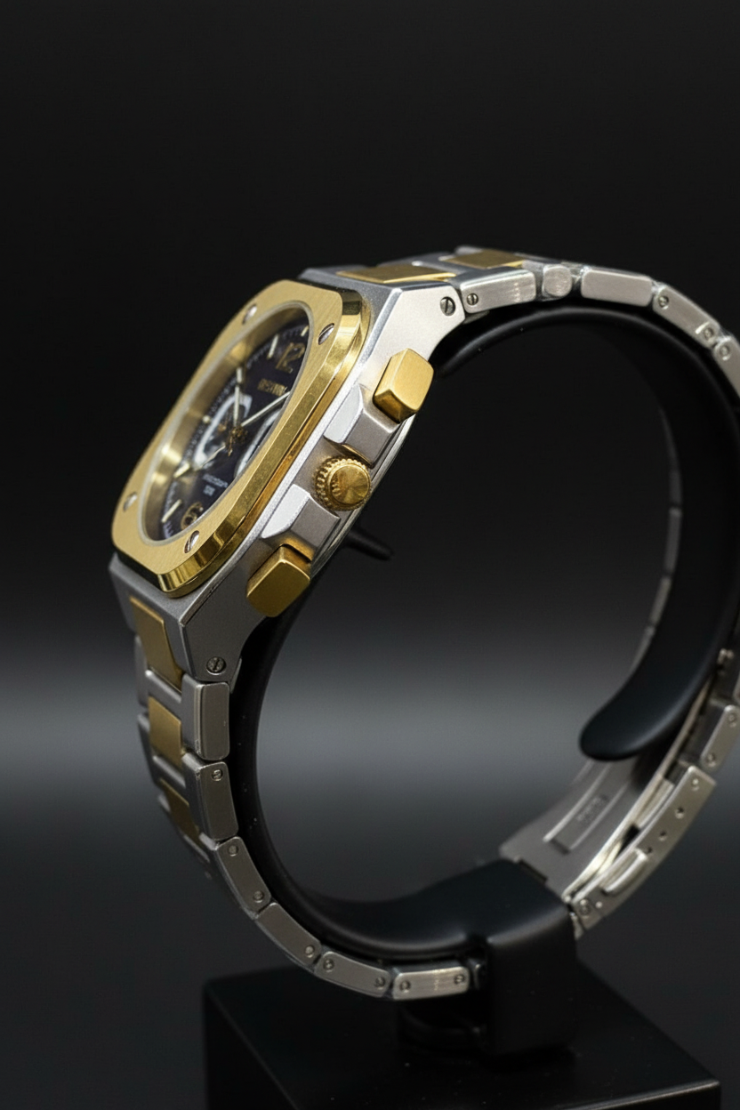 BESTWIN Luxury Two-Tone Chronograph
