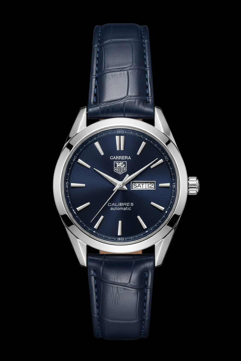 Carrera Calibre  with Matching Leather Strap