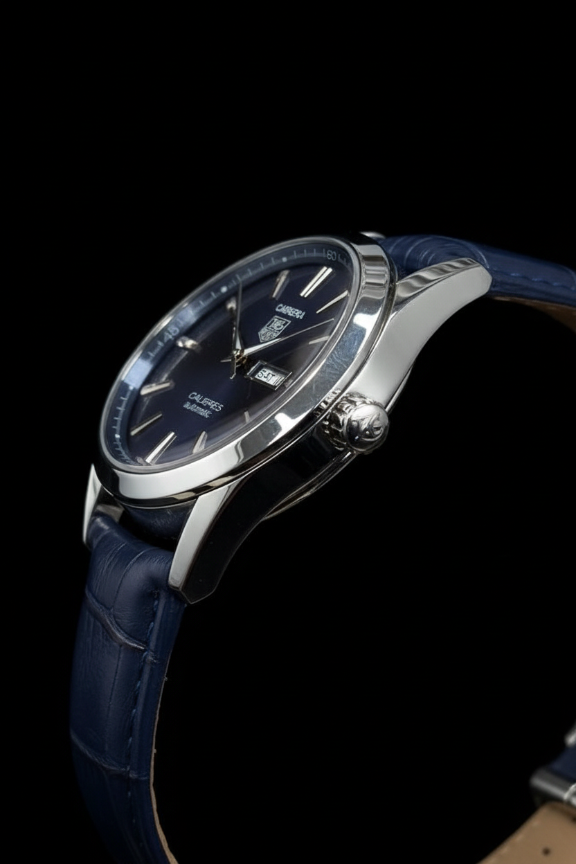 Carrera Calibre  with Matching Leather Strap