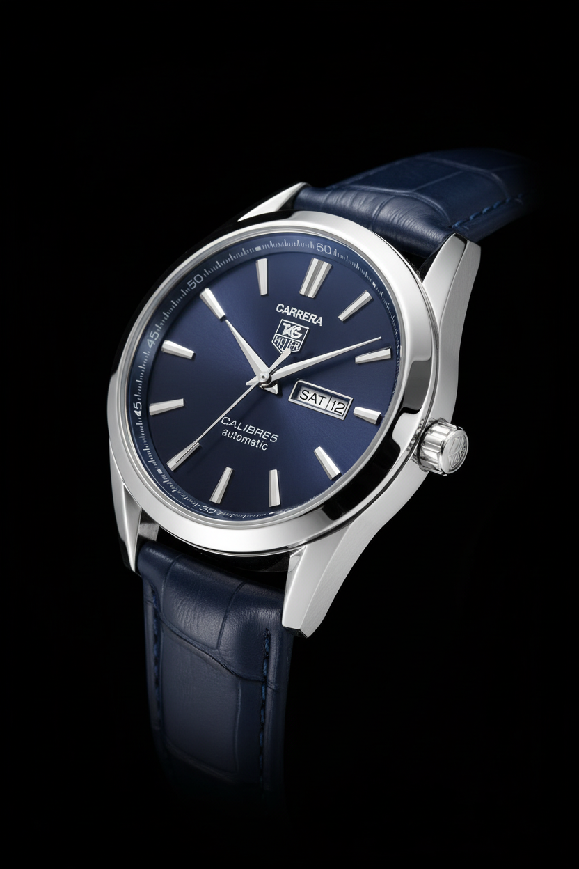 Carrera Calibre  with Matching Leather Strap