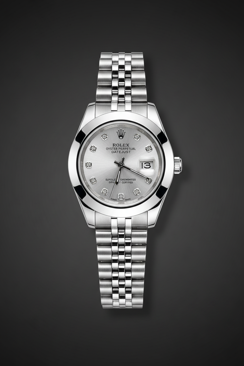 Rolex Datejust Grey BG Top